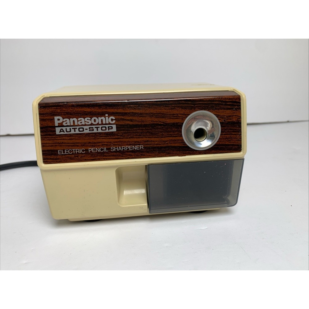 Vintage Panasonic Auto-Stop Electric Pencil Sharpener Tested/Working‎